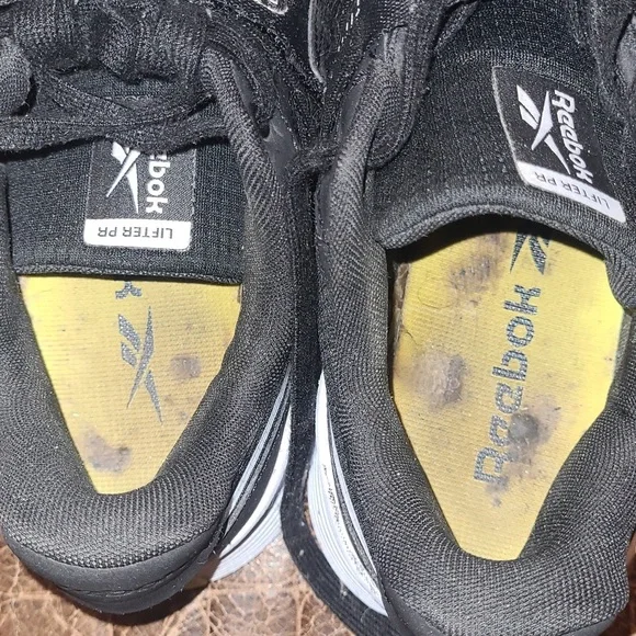 Reebok Lifter PR II Weight Lifting Shoes.  Size 9.5 Men's.  Black/White - Picture 9 of 10